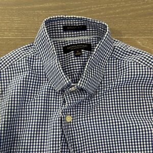 Banana Republic Men's Blue Grant Fit Shirt